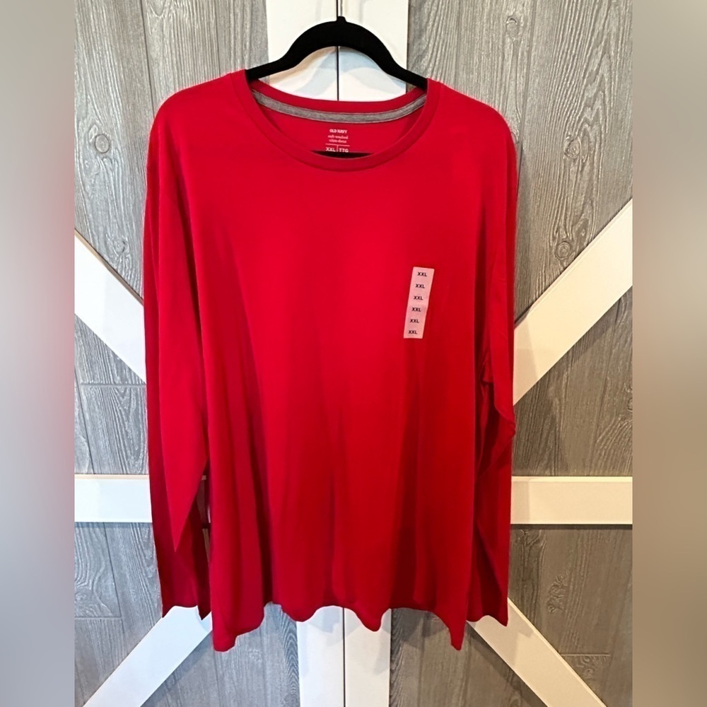 118. NWT Old Navy Soft-Washed Long-Sleeve Rotation T-Shirt Menās XXL - Picture 1 of 4
